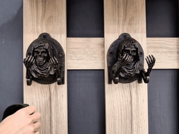 Gancho de pared gótico de la Parca