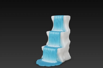 artificial waterfall