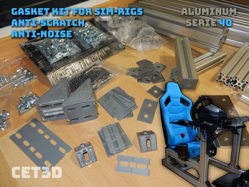 Kit di guarnizioni per Sim-Rig - Profilo serie 40