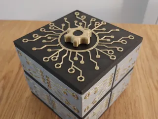 Electronic box - 2x4 compartments