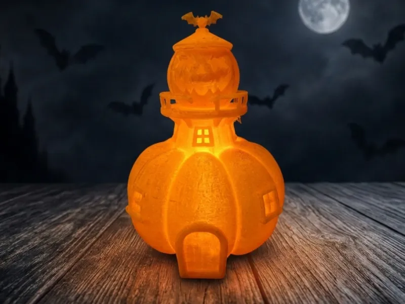 Pumpkin Lighthouse -  Tea Light Compatible