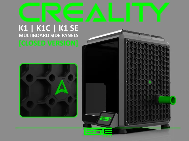 CREALITY K1|K1C|K1SE - MULTIBOARD PANELS [CLOSED + SPOOL]