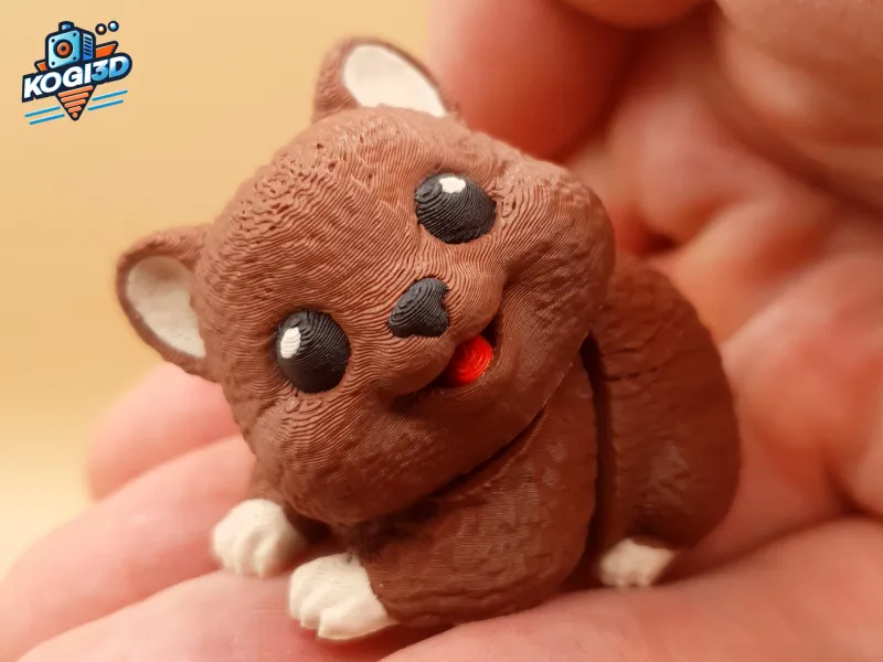 ミニフレキシクオッカ | かわいい関節可動式3Dプリント
