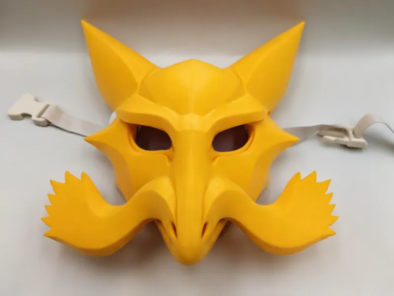 Alakazam Mask – Pokémon Psychic Cosplay Prop