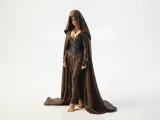 Veiled Lady Figurine Female Figure 3D Printable-0
