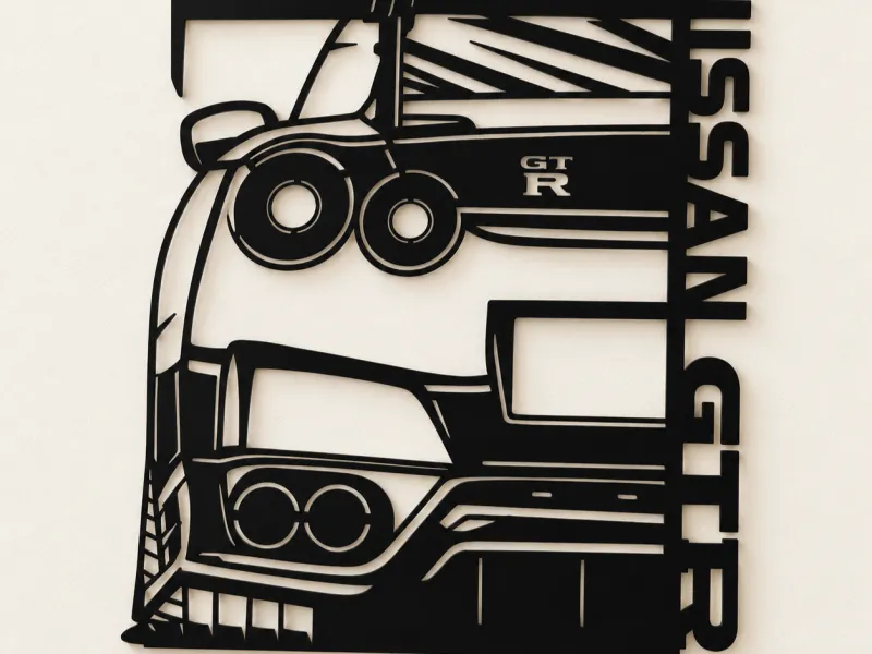 gtr_r35_3D_2D_ STL
