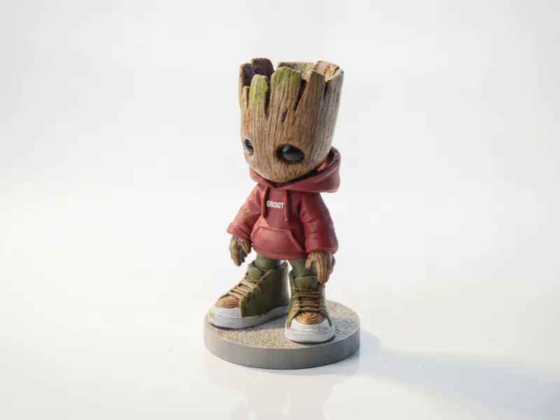 Street Teen Groot Statue Urban Style 3D Printable