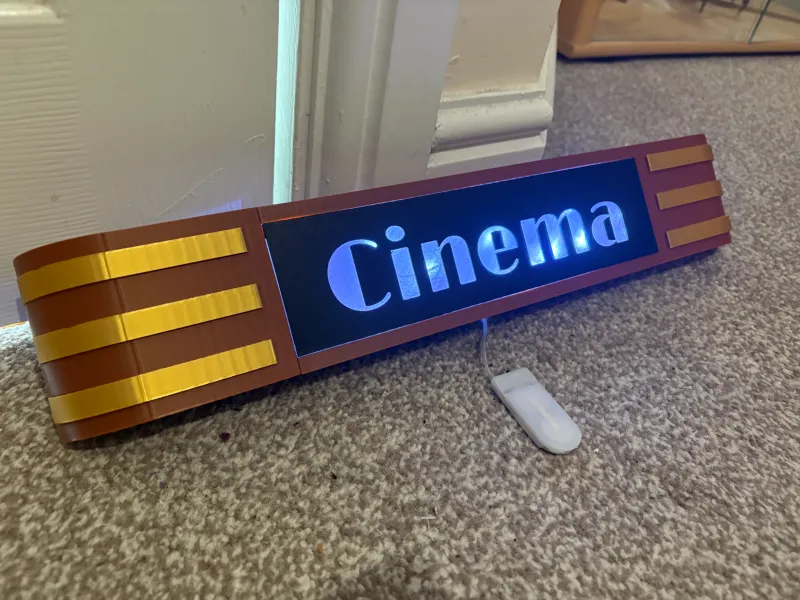 Art Deco Cinema Lightbox