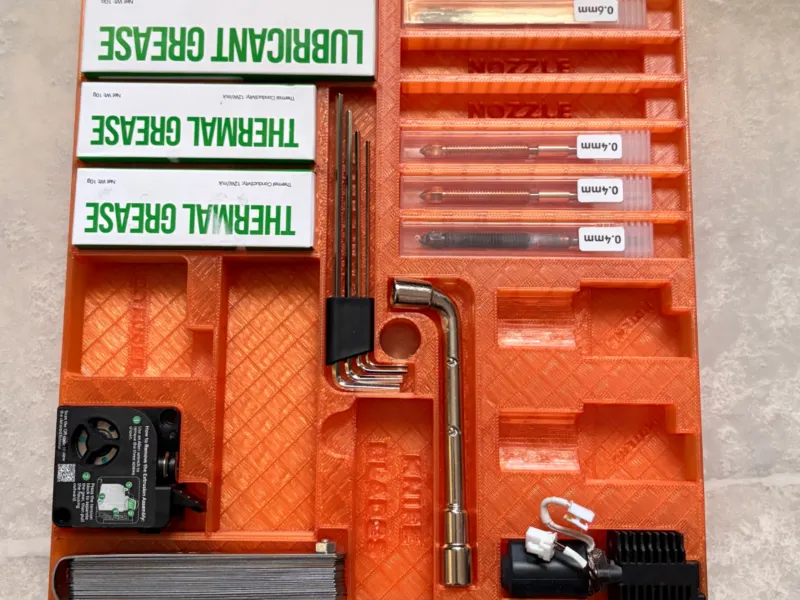 Insert for Creality K2 Base with tool drawer