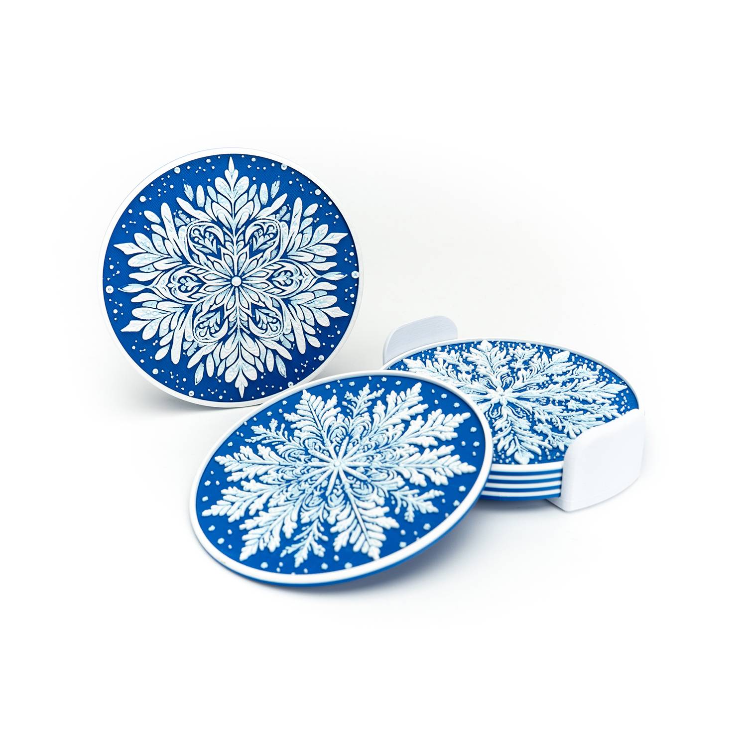 Snowflake Coasters