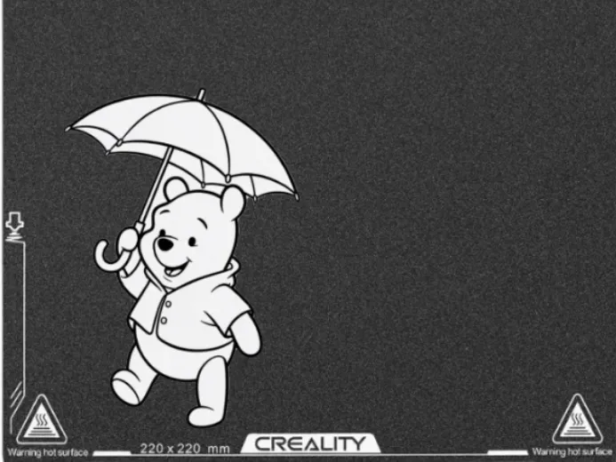 Pooh with Umbrella