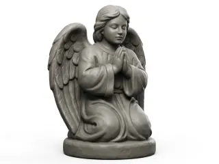 Kneeling praying angel