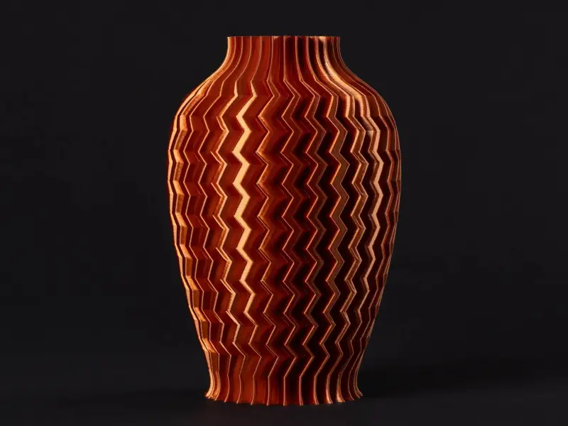 Textured Vase Zigzag (vase mode)