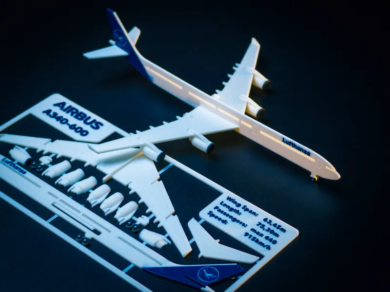 Airbus A340 Vliegtuig Kitkaart