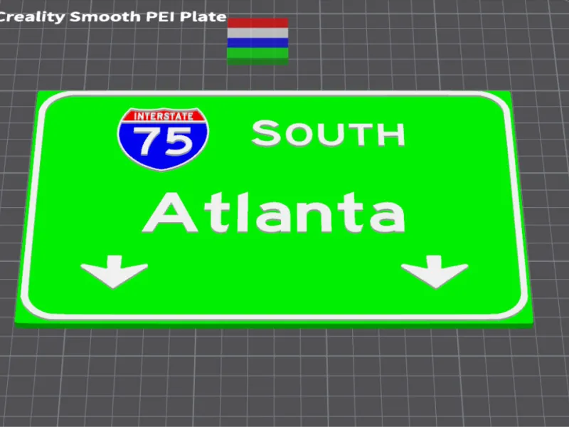 Highway Sign - Atlanta