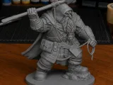 Harpoon Hunter Dwarf for DnD - Magic Series-0