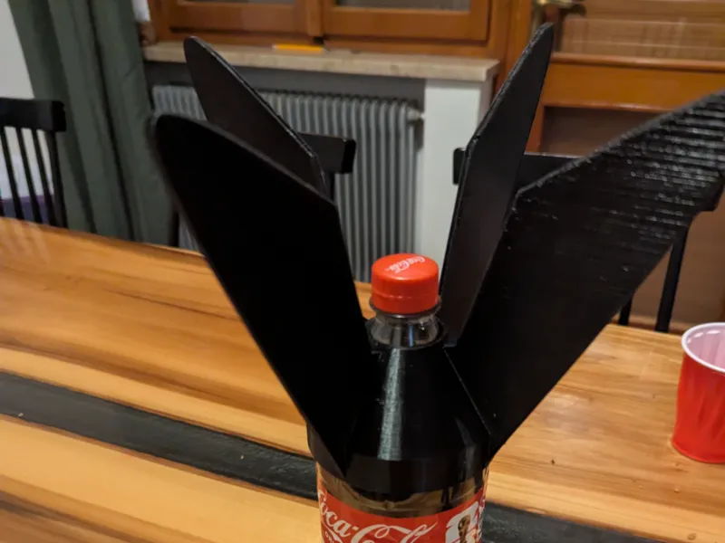Ailettes de fusée à eau 1,5 L