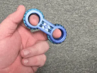 Helical Fidget Gear Toy