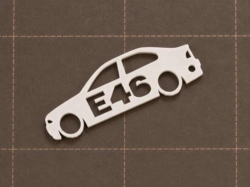 chaveiro BMW e46 sedan baixo