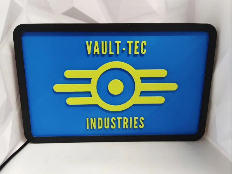 Caisson lumineux Vault-Tec Industries Fallout