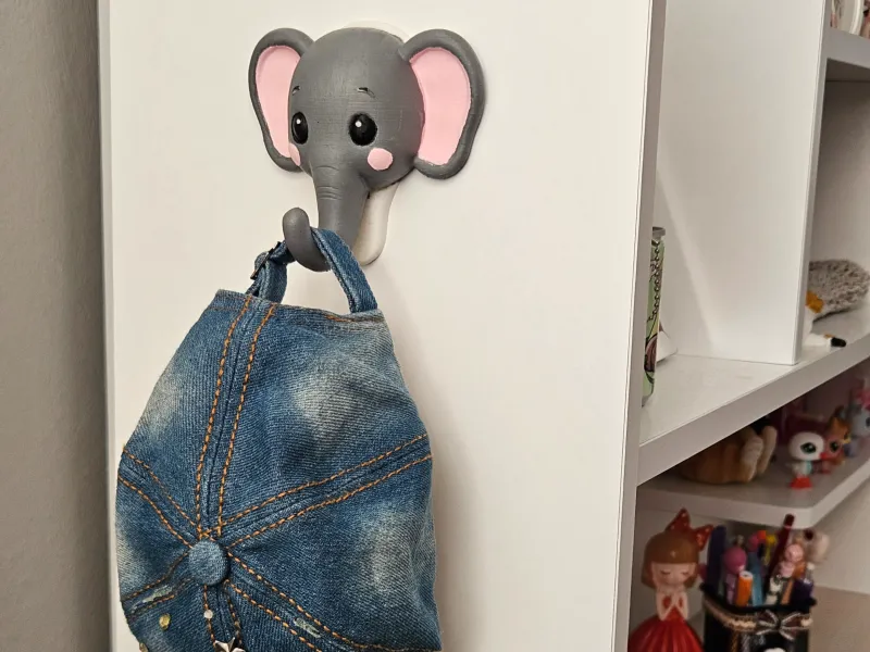 Cute Elephant Hook