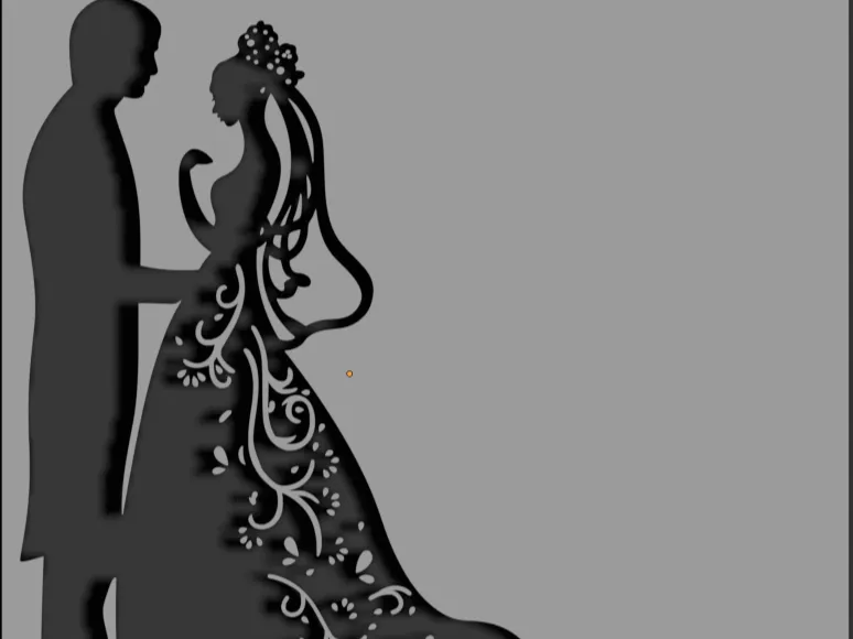 wedding cake topper
