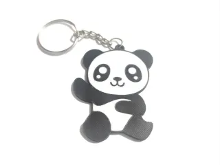 Panda Hug - Keychain