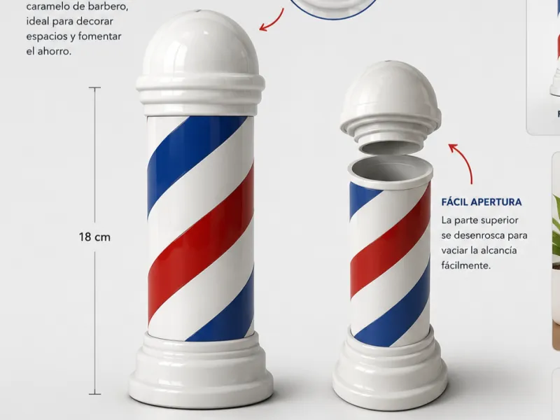 Alcancia de barbero