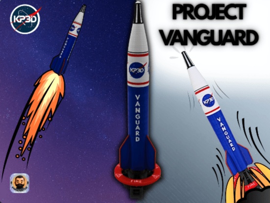 KP3D Project Vanguard - 機械式モーション発射可能ロケット