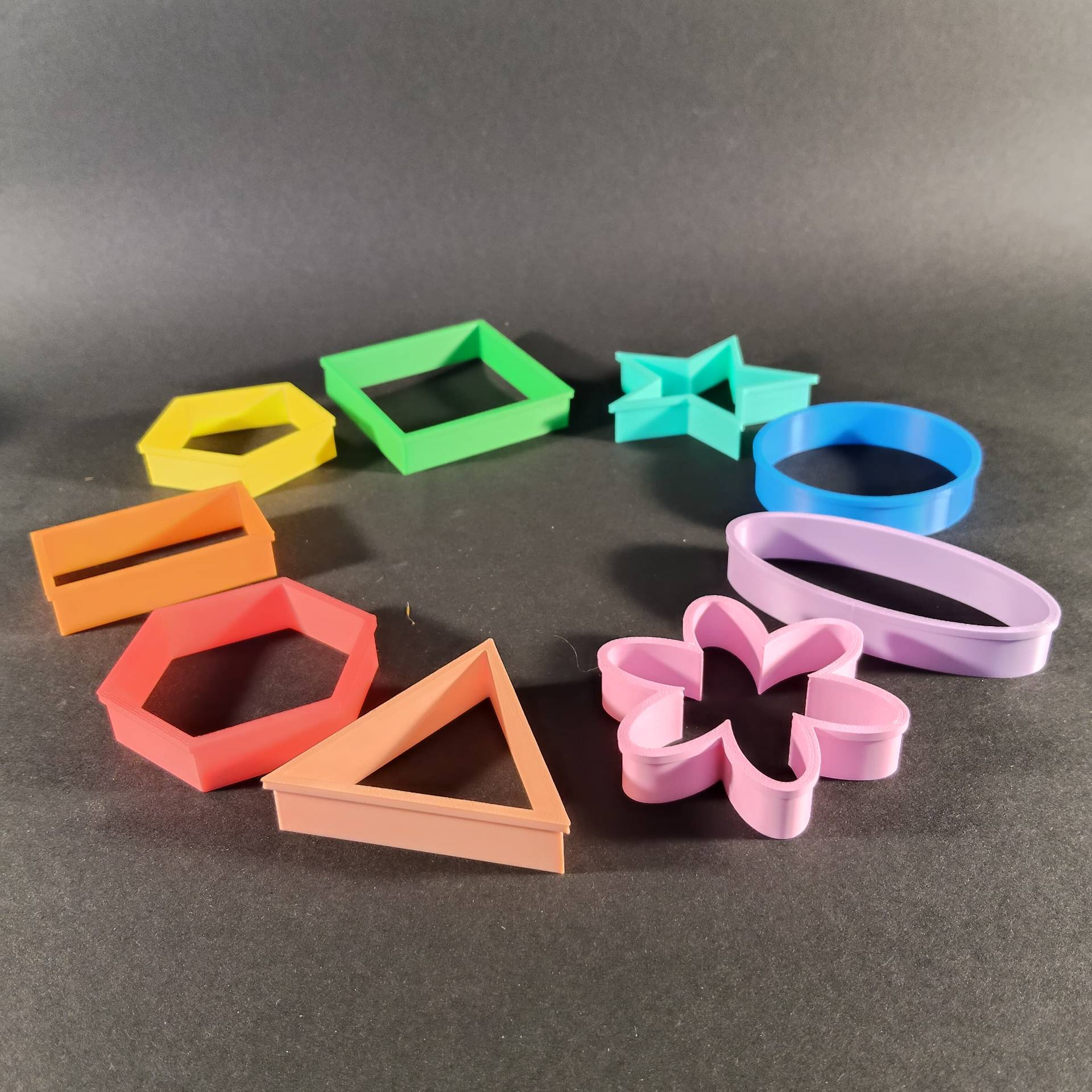 3D Printer Files | 3MF File | Basic shapes cookie cutters | Creality Cloud