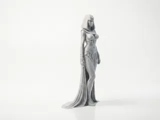 Egyptian Princess Figurine Female Fantasy 3D Printable