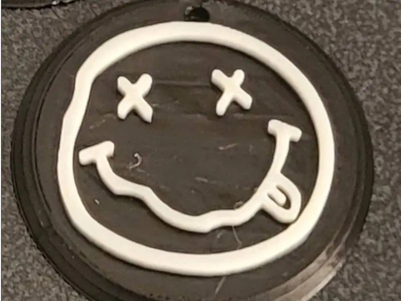 Nirvana logo keychain