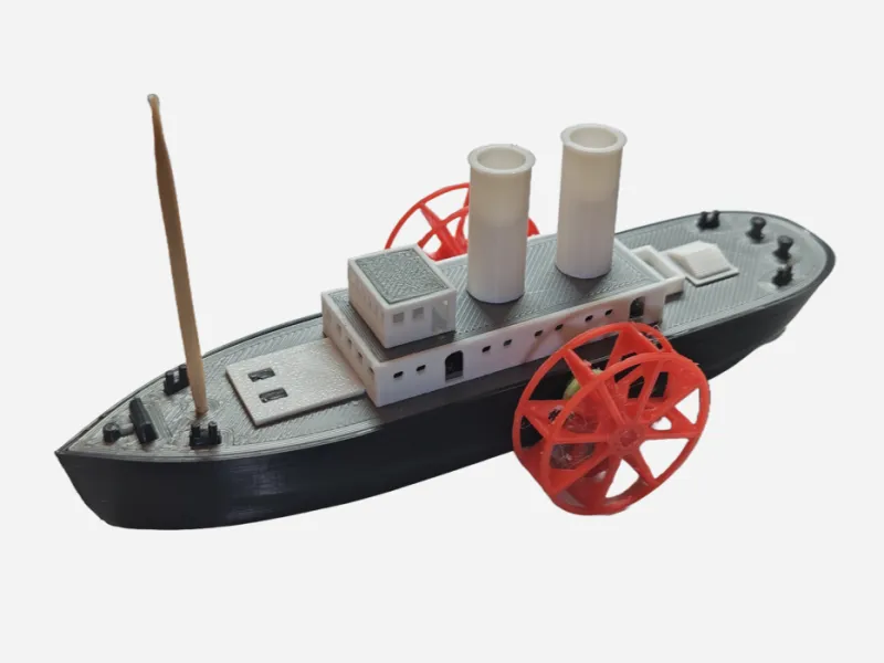 Paddle Steamer Model 明轮船模型