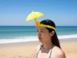 遮阳伞帽-0