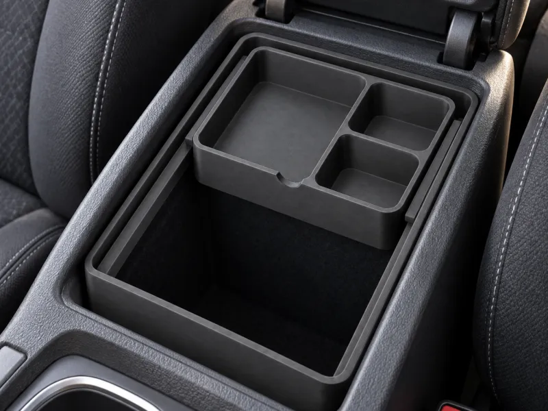 Organizer Scorrevole con Vassoio a 3 Scomparti | STL + STEP | Pro