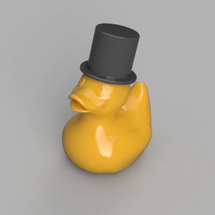 Duck With A Top Hat