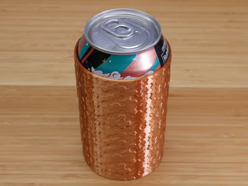 12 oz Dosenhalter mit gewölbtem Wabenmuster