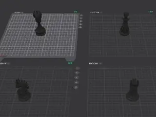 Gothic Ornamental Chess Set