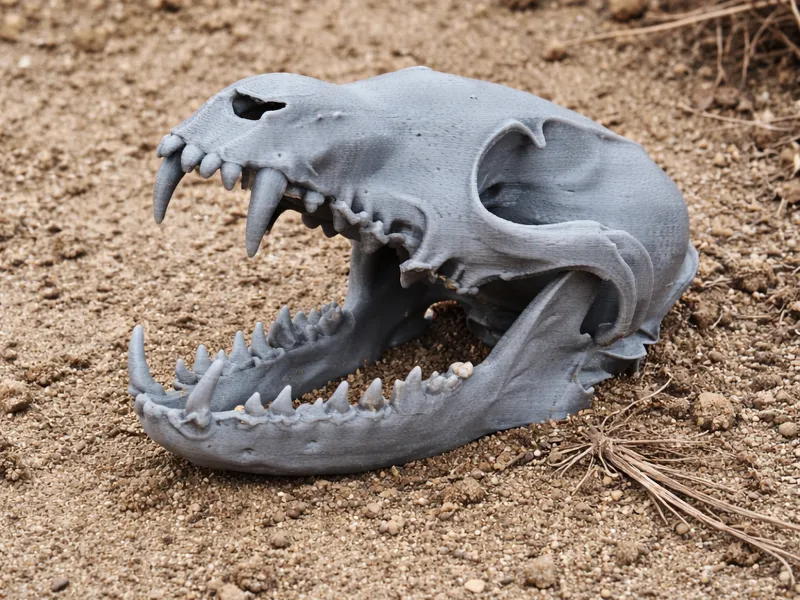 Corsac Fox Skull