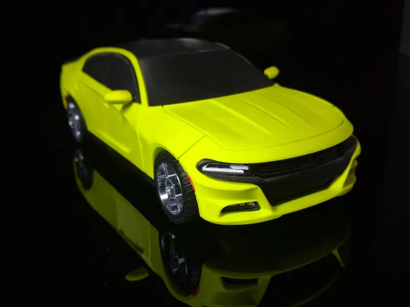 Charger 2016 1/24 vollständig 3D-druckbares Automodell