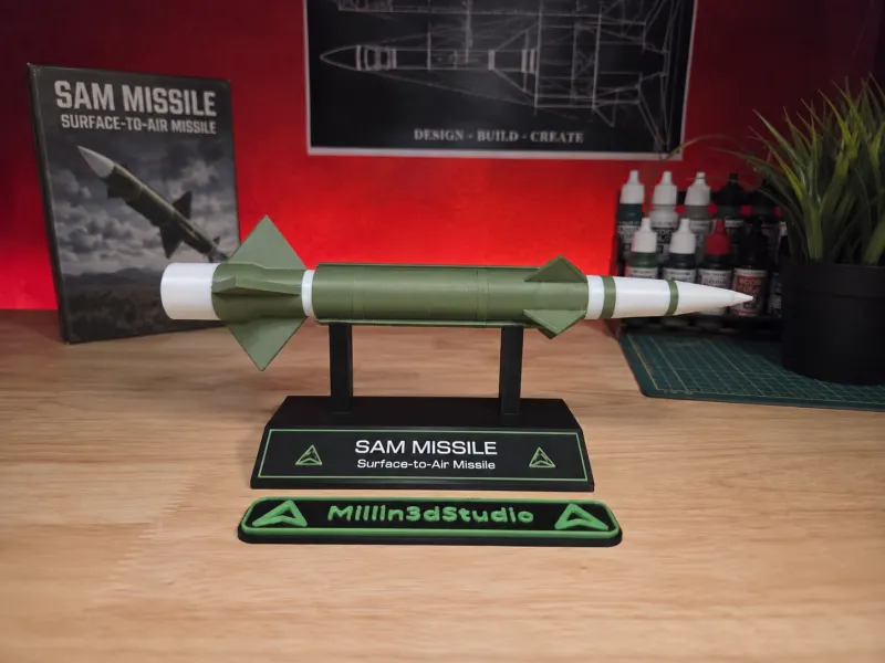 Militärisches S.A.M. Flugabwehrraketen-Modell