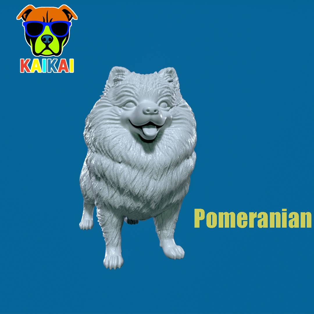 Pomeranian dog - German Toy Spitz Dog - 3D print