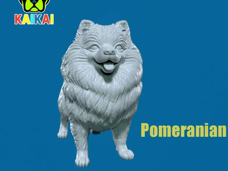 Chien Poméranien - Chien Spitz nain allemand - Impression 3D