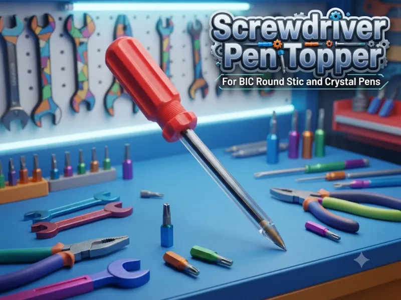 Ultimate Screwdriver Pen Topper