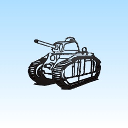 B1BIS french tank of WW2 in wallart