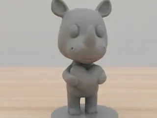Rhino Love Figure