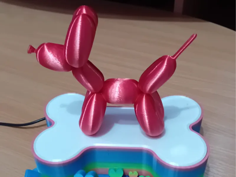 Balloon dog lamp