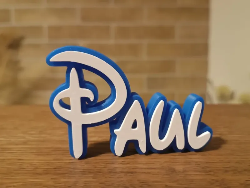ของตกแต่งชื่อ Paul Disney