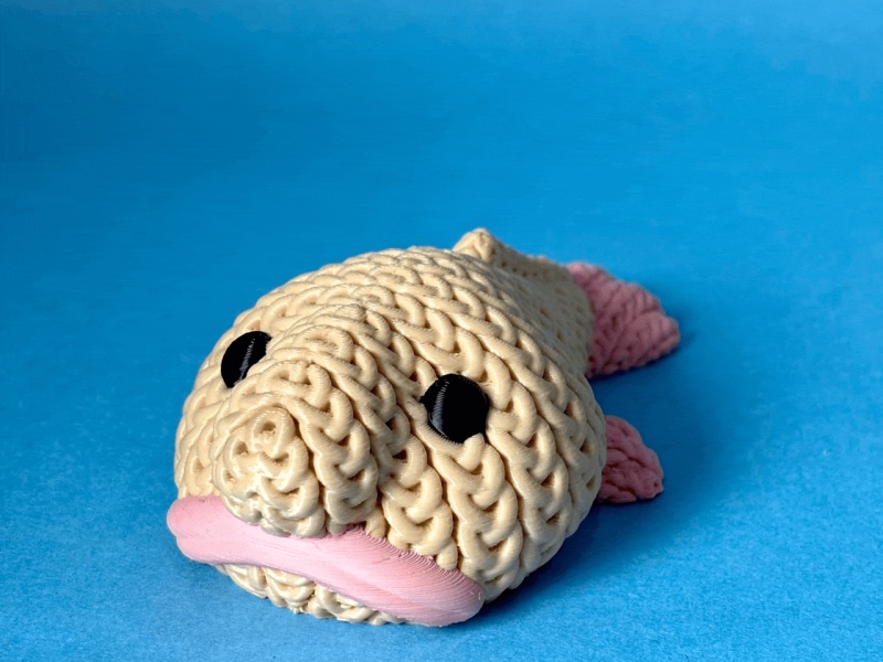 Knitted Blob Fish