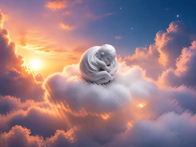 Baby Sleeping – Realistic Newborn Sculpture